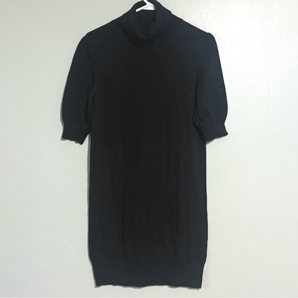 Express Women’s size medium Black Sweater dress with turtleneck 656B5